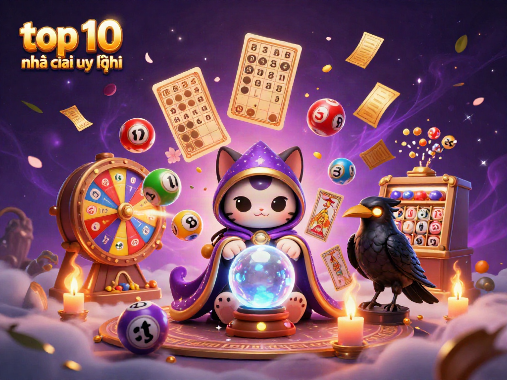 Experience the magic of top 10 nhà cái uy tín with mystical characters and vibrant casino elements.