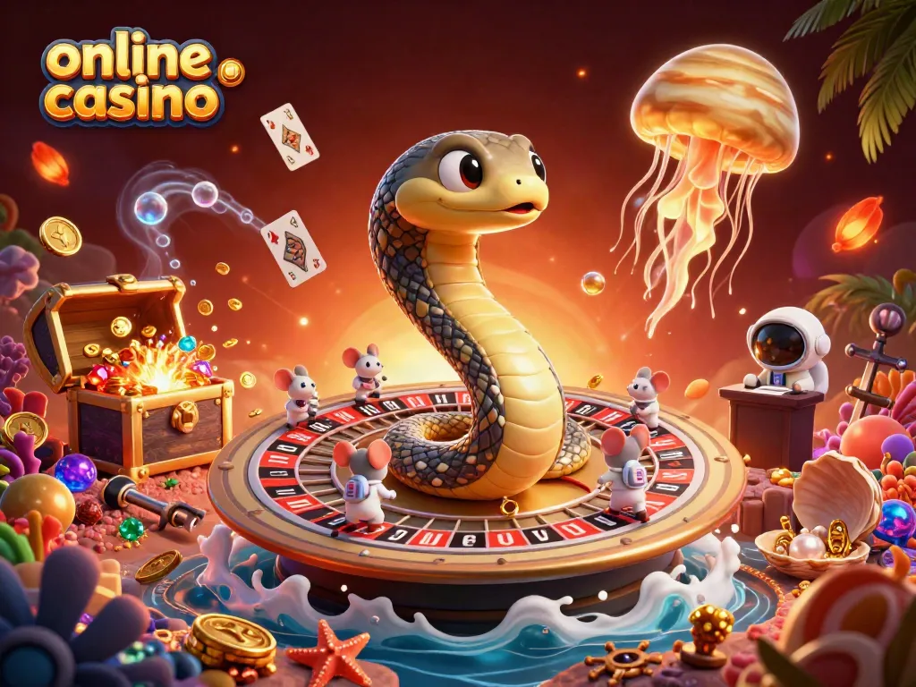 Scopri i migliori online casino italiani con il serpente Saturno che gira in un emozionante gioco di roulette.