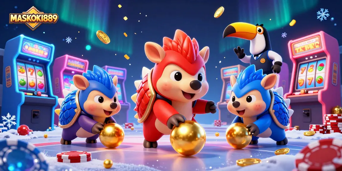 Engage in fun gaming adventures with MASKOKI889’s thrilling slot online experience.