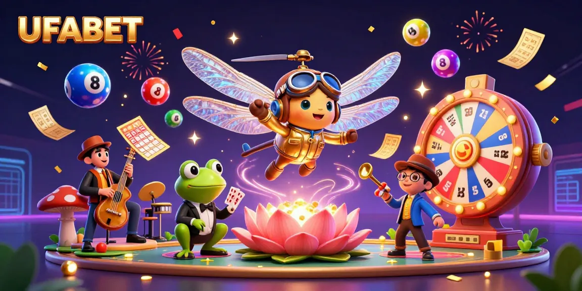 Experience the excitement at UFABET with a dynamic casino scene full of action and energy.