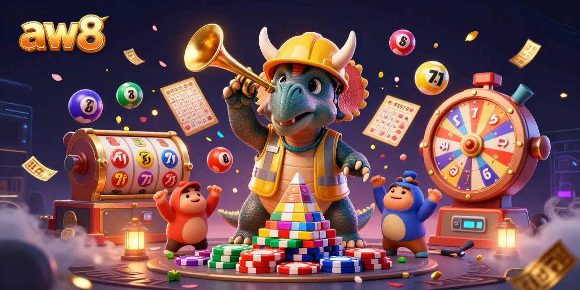 Experience the excitement at aw8 with vibrant casino gameplay elements and engaging characters.