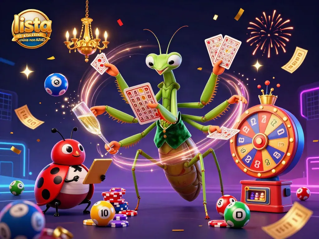 Scopri la lista casino online non AAMS con un'illustrazione coinvolgente di giochi e personaggi.