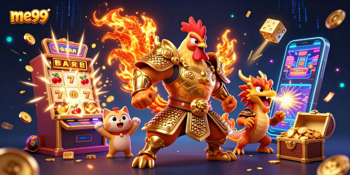 Experience the thrill at me99 with dynamic gaming characters and a vibrant casino atmosphere.