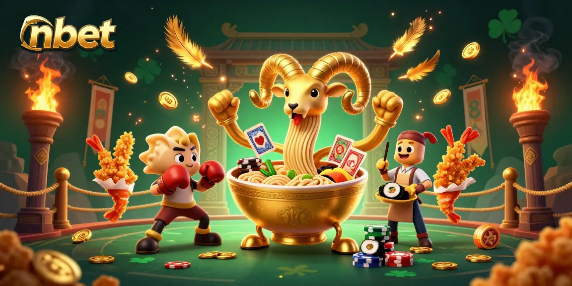 nbet engaging players with a lively 3D casino scene featuring cartoon characters and vibrant elements.