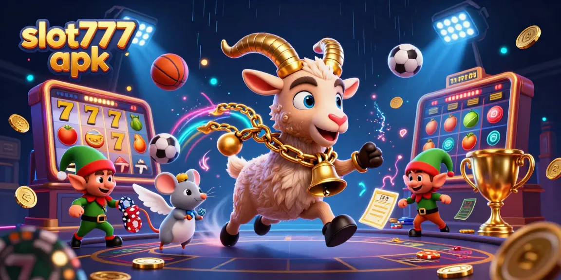 Experience slot777 apk excitement with dynamic casino action featuring winning slots and vibrant characters.