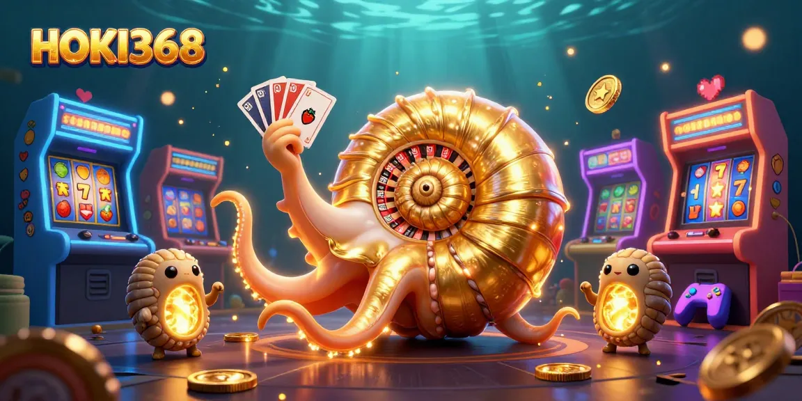 Engage with HOKI368's exhilarating world of slot machines featuring vibrant designs and glowing treasures.