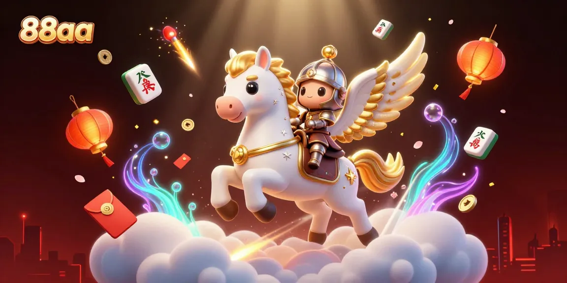 Play games and win big with 88aa, featuring a lively scene of fortune and celebration.