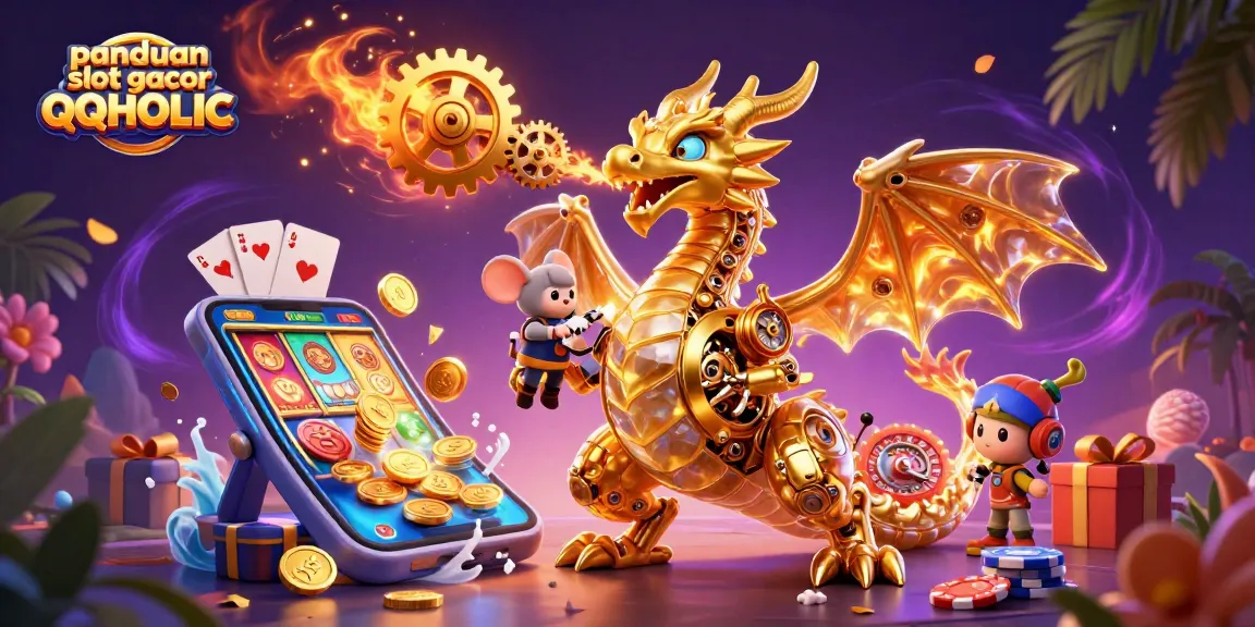 Experience the excitement of panduan slot gacor QQHOLIC with vibrant games and casino elements.