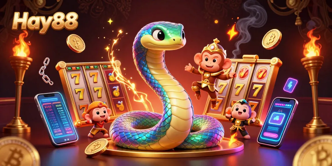 Experience thrilling jackpots and crypto excitement with Hay88's vibrant 3D casino scene.