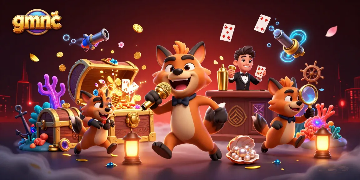Experience gmnc with hyenas in a vibrant casino, bursting with treasures and dynamic action.