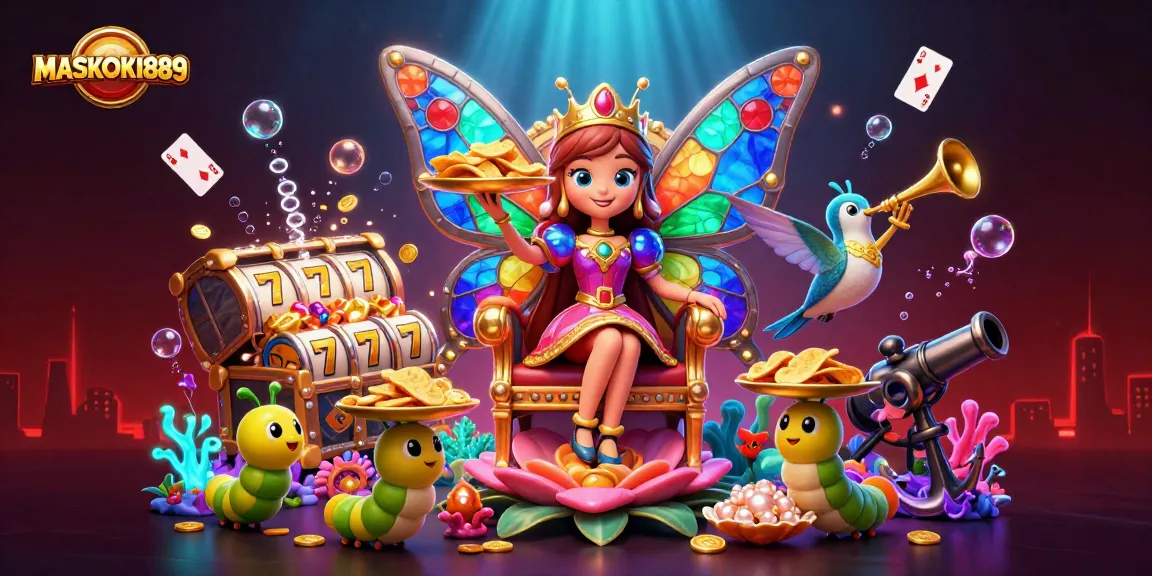 Experience jackpot excitement with MASKOKI889, where vibrant slots and rewards collide.