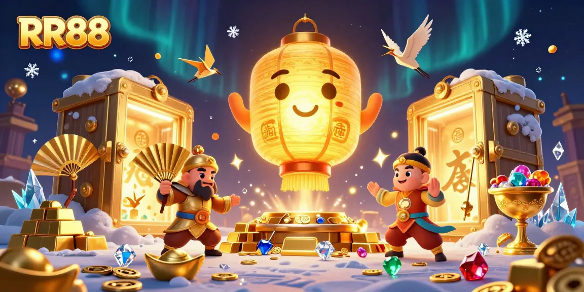Experience thrilling wins at RR88 with our vibrant casino treasures featuring golden lanterns and rich prizes.