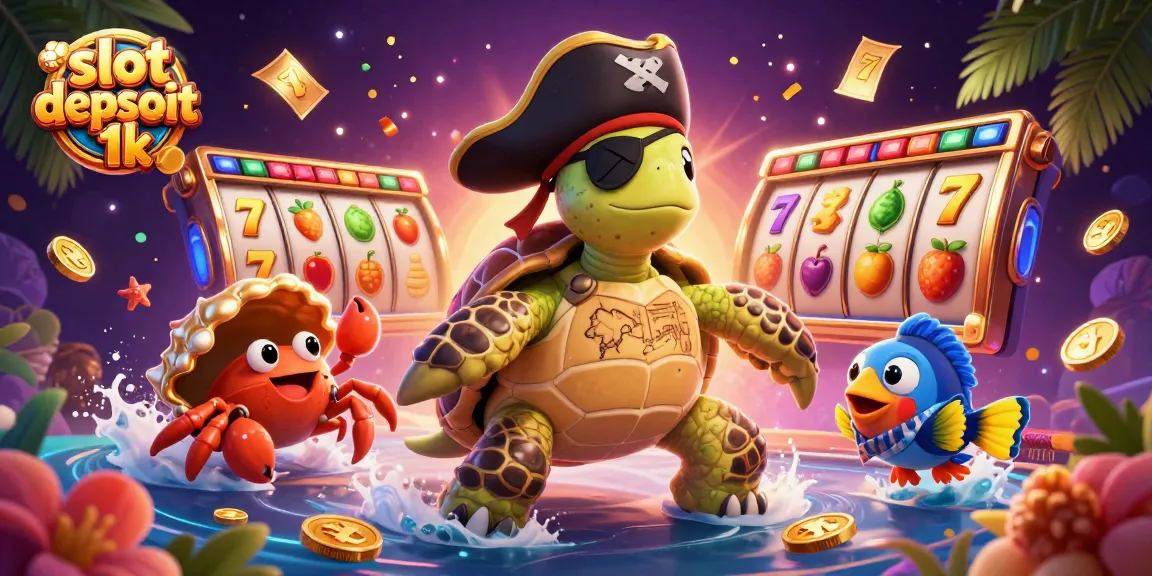 Experience the thrill of slot depsoit 1k gameplay with a vibrant, engaging casino illustration.